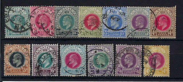 Image of South African States ~ Natal SG 127/39 G/FU British Commonwealth Stamp